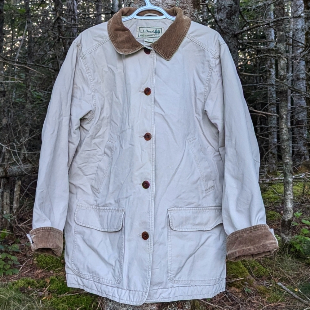 L.L. BEAN Women's Insulated Chore Jacket, size XL